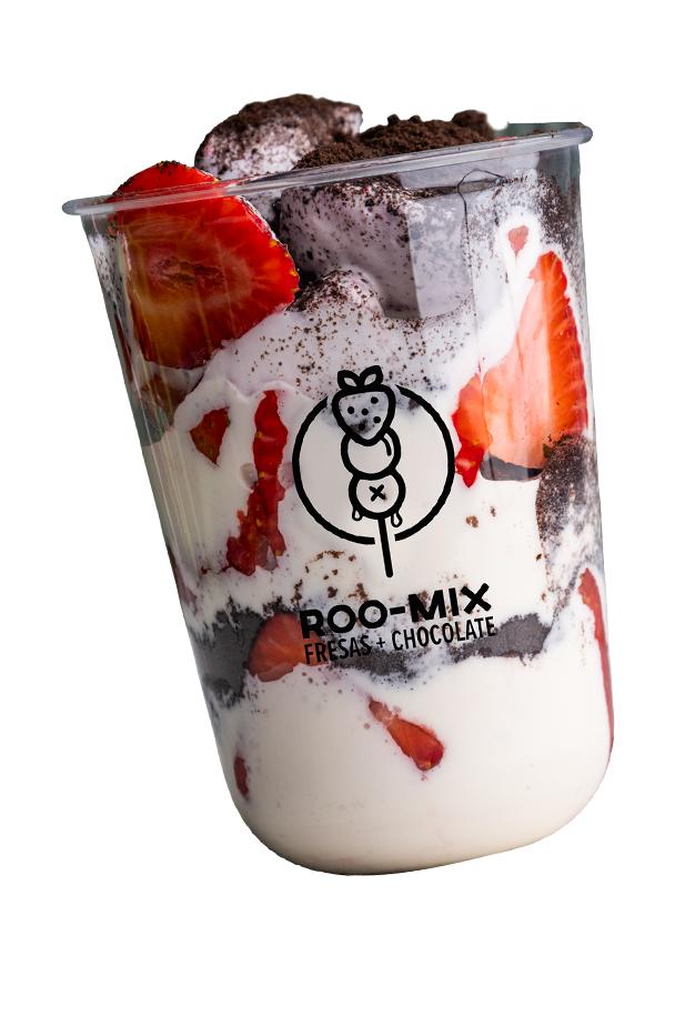 Fresas con crema Roo-Mix
